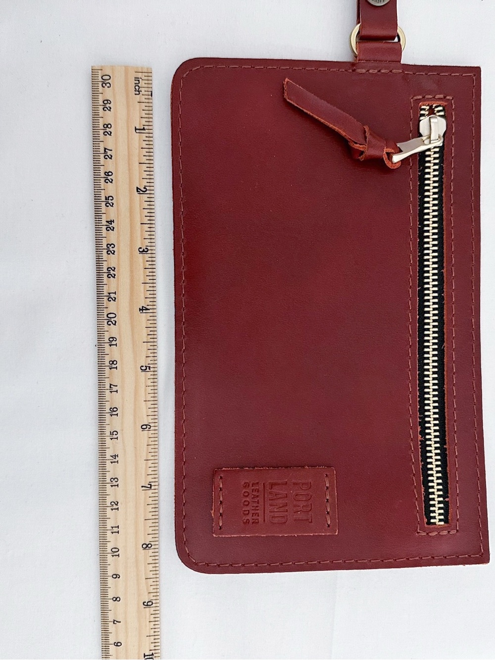 NEW Portland Leather Goods Adriana Pouch Shade Possibly Madrone Wristlet - Picture 3 of 13
